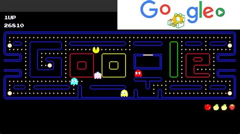 pacman doodle|pacman doodle full screen.